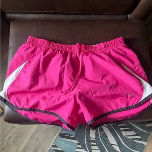 Nike Women's Bright Pink Athletic Shorts